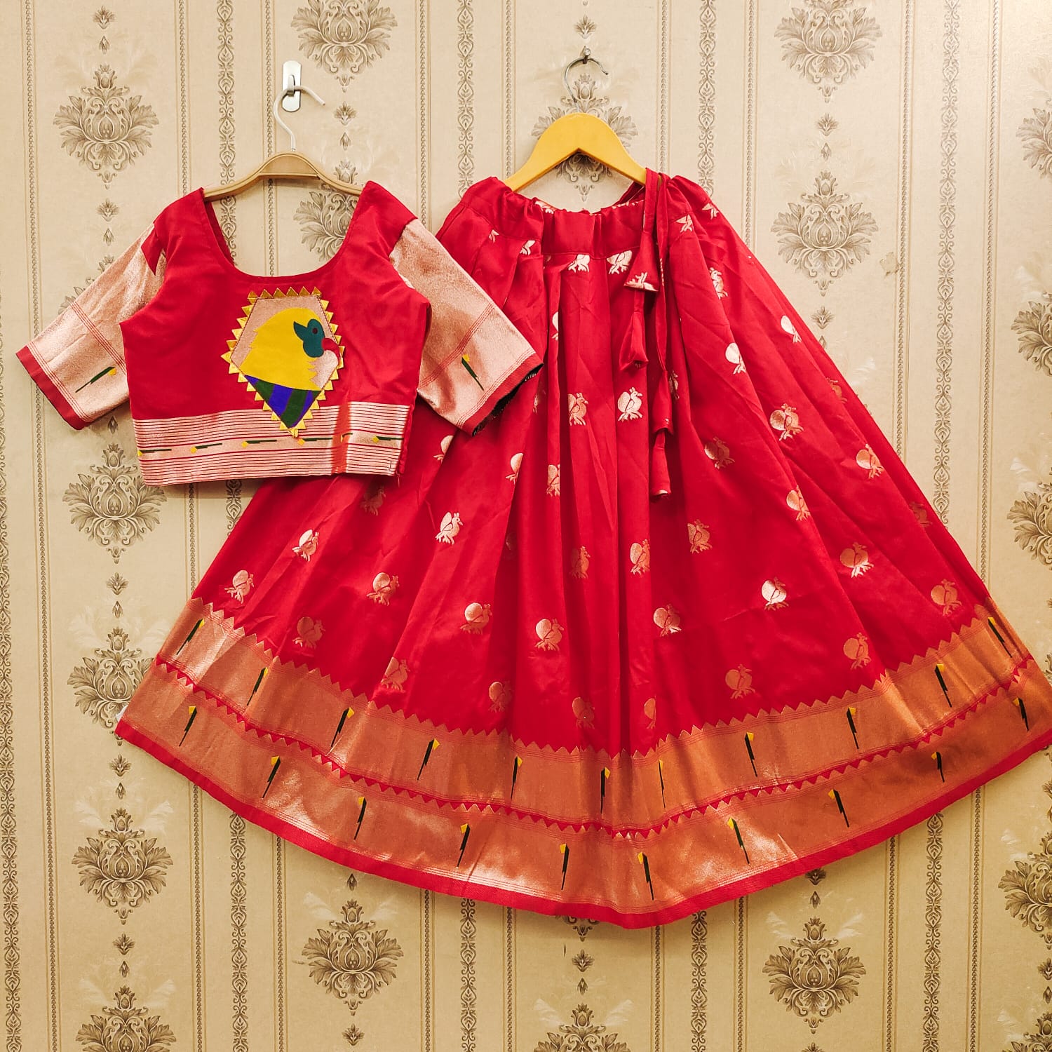 Blue and Green Party Wear Kids Designer Lehenga Choli Designs at Rs  3290/piece in New Delhi